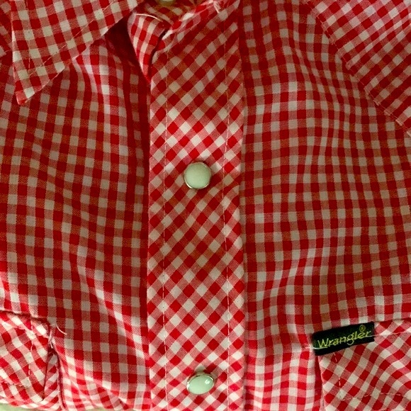 Vintage Wrangler Western Shirt with Pearl Snap Buttons Size Large - Picture 4 of 8